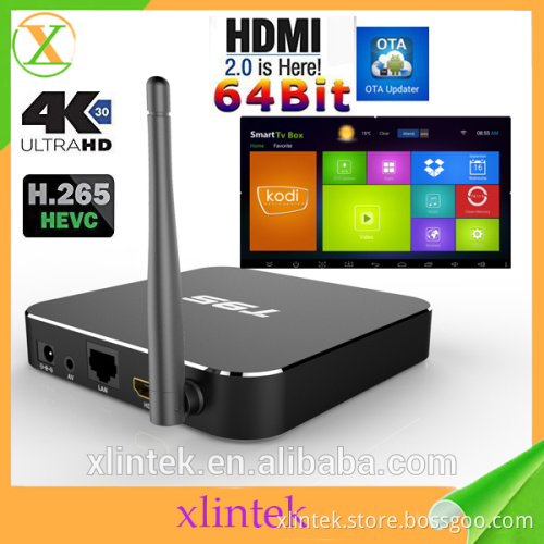2017 Newest 4K Full HD android 5.1 Tv box T95 lollipop octa core dual band 5.0GHz wifi OTT tv box T95 with LED display